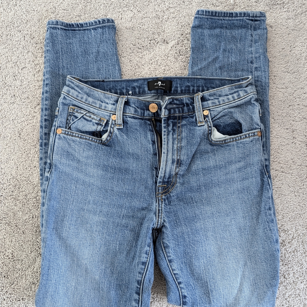 Seven For All mankind Blue Denim Jeans